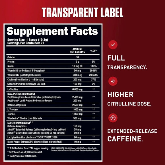 Alpha Lion Superhuman Jacked Pre-Workout fact
