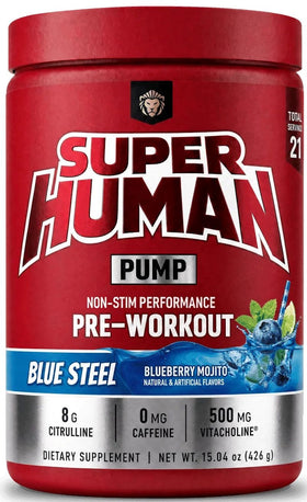 SUPERHUMAN Pump – Stimulant-Free Pre-Workout b