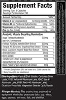MuscleSport TEST BLACK facts