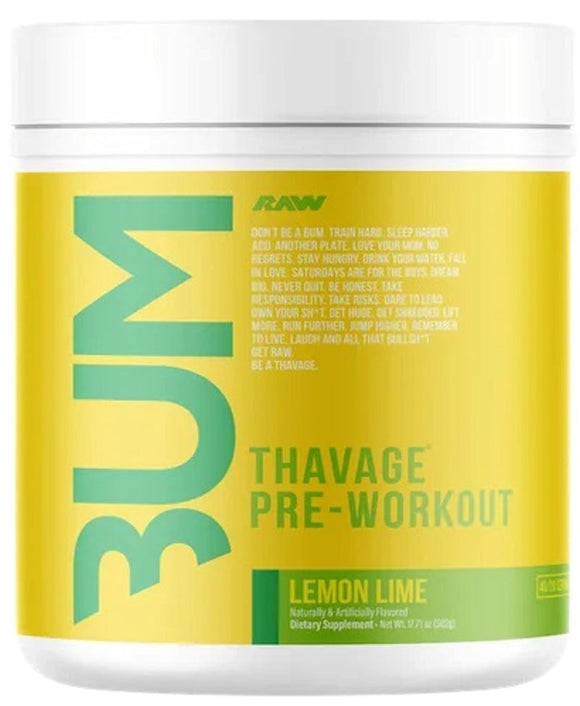 Raw Nutrition Thavage Pre-Workout 40 Servings