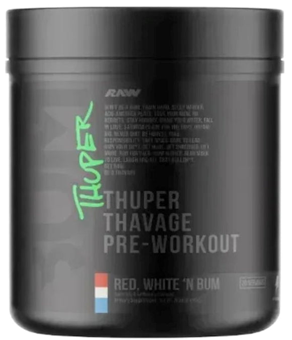 Raw Thuper Thavage Pre-Workout 5