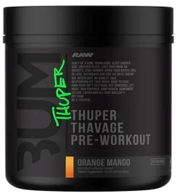 Raw Thuper Thavage Pre-Workout 4