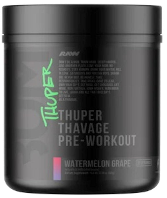 Raw Thuper Thavage Pre-Workout 3