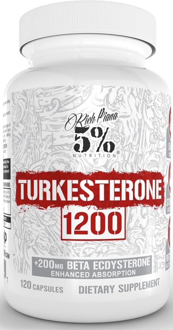 5% Nutrition Turkesterone 1200 test boosters