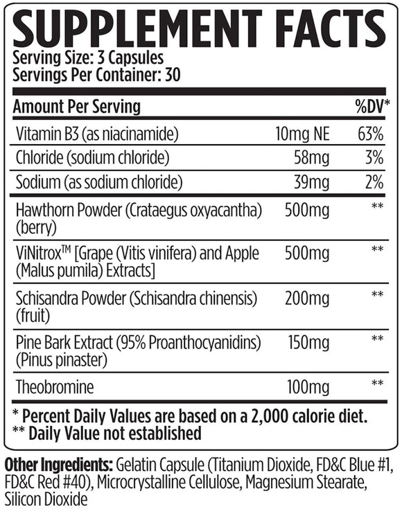 VMI Sports Vasogen Pump – 90 Capsules facts
