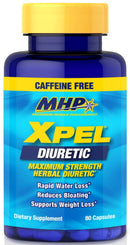 MHP Xpel Caffeine-Free diuretic bottle  