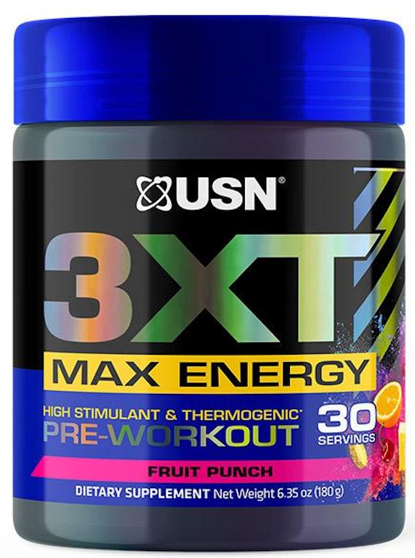 USN 3XT Max Energy Pre Workout 30 servings