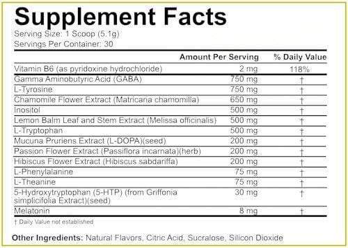 5% Nutrition Sleep Aid Honey Lemon 5% Nutrition Knocked The F*ck Out 30 Servings