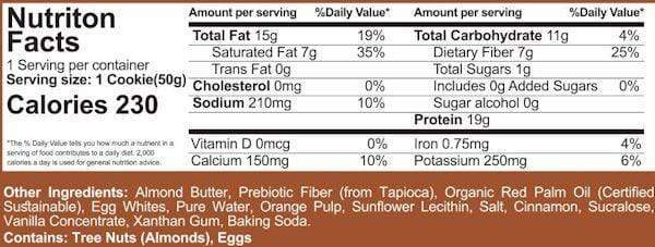 5% Nutrition Protein Bars, Cookie and Food 5% Nutrition KTCO Cookies 10/Box
