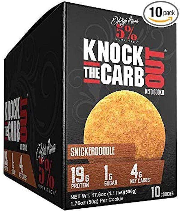 5% Nutrition Protein Bars, Cookie and Food Snickerdoodle 5% Nutrition KTCO Cookies 10/Box