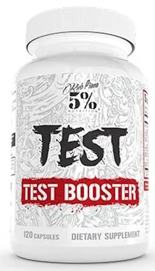 5% Nutrition Test Booster Muscle Builder 120 Capsules