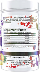 Iron Muscle Nutrition Bloodgasm Stimulant Free Pre-Workout fact