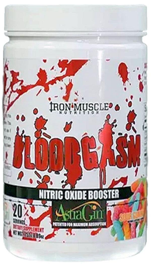Iron Muscle Nutrition Bloodgasm Stimulant Free Pre-Workout fruit