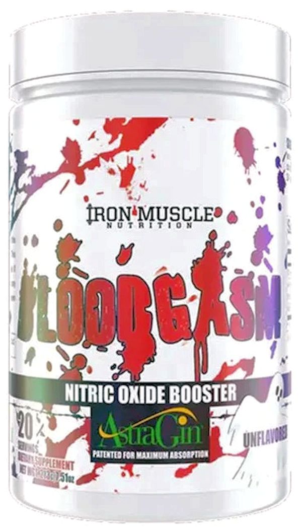 Iron Muscle Nutrition Bloodgasm Stimulant Free Pre-Workout mango