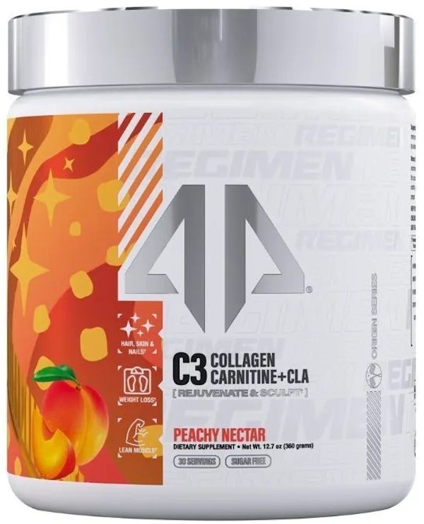 Alpha Prime Supplements C3 Collagen Carnitine+CLA peach