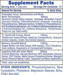 Hi-Tech Pharmaceuticals Cognisport fast reaction time fact