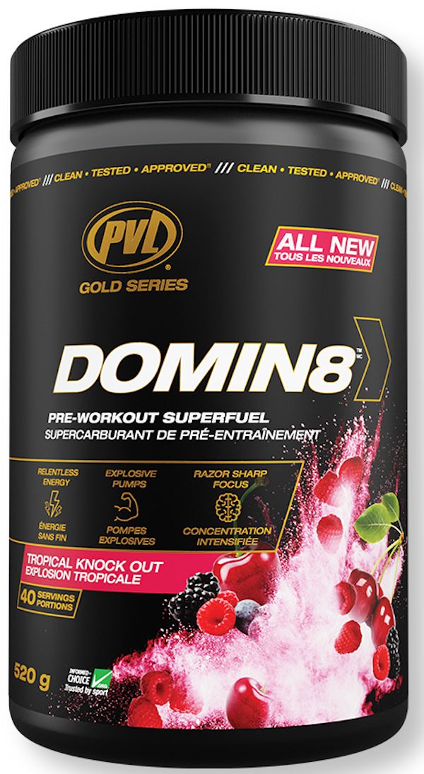 Pure Vita Labs Domin8 Pre-Workout SuperFuel punch
