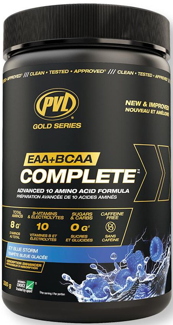 EAA + BCAA Complete Pure Vita Labs Advanced Amino Acid Formula blue