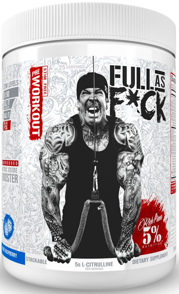 5% Nutrition Full As F*ck Non-Stim Pre-Workout 30 _3