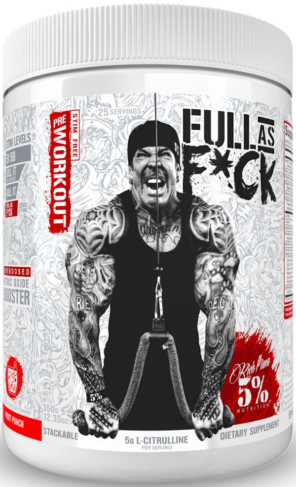 5% Nutrition Full As F*ck Non-Stim Pre-Workout 30_4