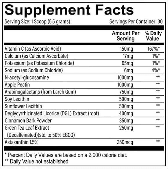 Revive MD GI+ Gut Health 30 servings fact