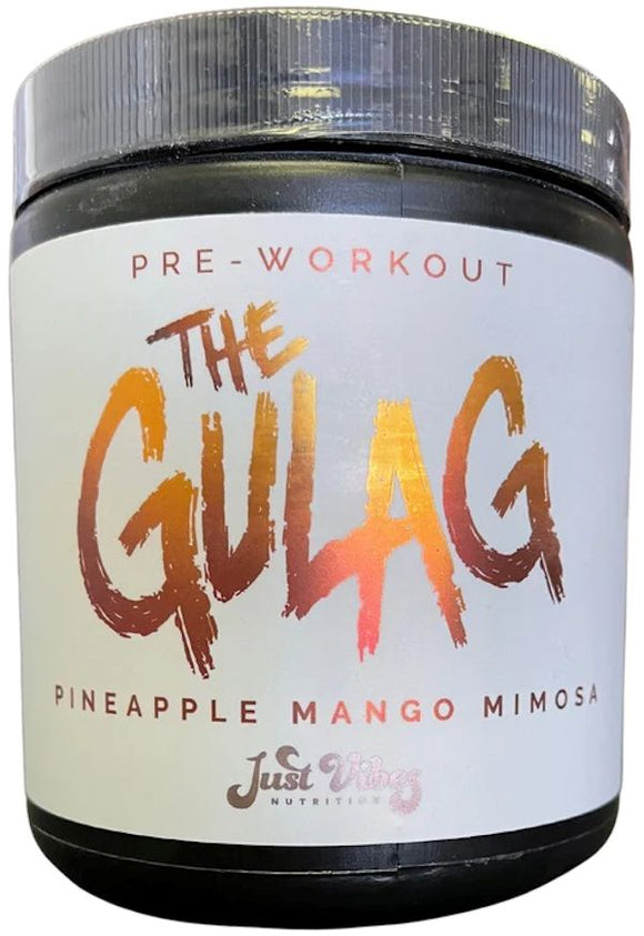 Just Vibes Nutrition The Gulag Intense High Stim Pre-Workout mango