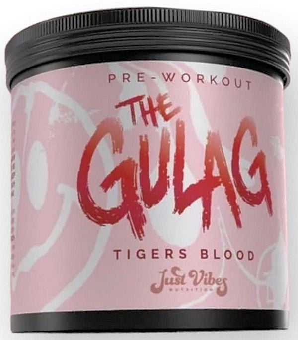 Just Vibes Nutrition The Gulag Intense High Stim Pre-Workout punch