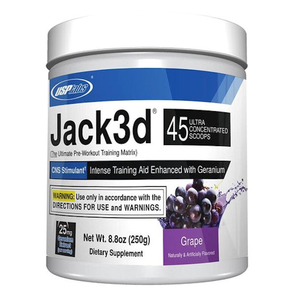 USP Labs Double Jack3d with DHMA with FREE Shirt grape