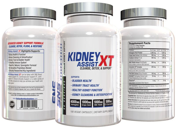 Serious Nutrition Solutions SNS Kidney Assist XT 180 caps