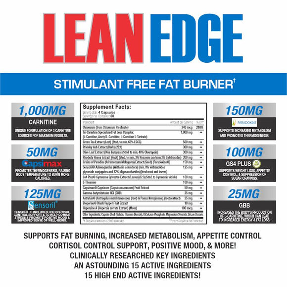 Serious Nutrition Solutions SNS Lean Edge banner