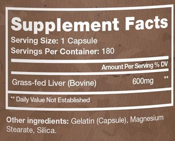 Chaos and Pain Liver Grass Fed