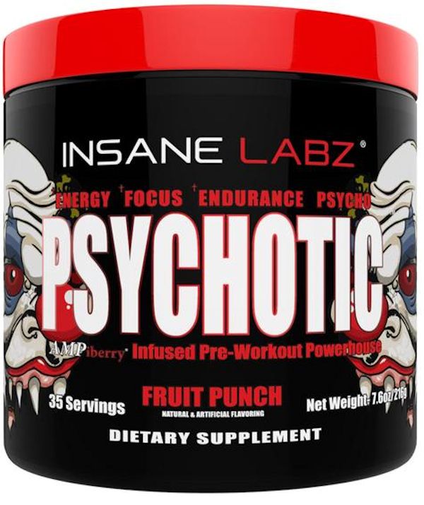 Insane Labz Psychotic hardcore pre-workout high stimulant