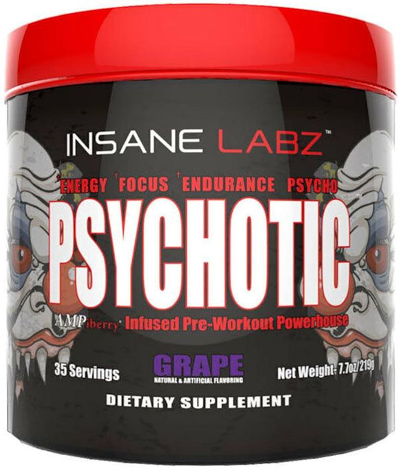 Insane Labz Psychotic hardcore pre-workout high stimulant apple