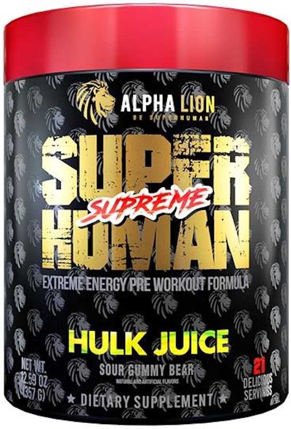 Alpha Lion SuperHuman Supreme Pre-Workout juice