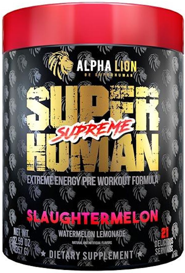 Alpha Lion SuperHuman Supreme Pre-Workout cherry