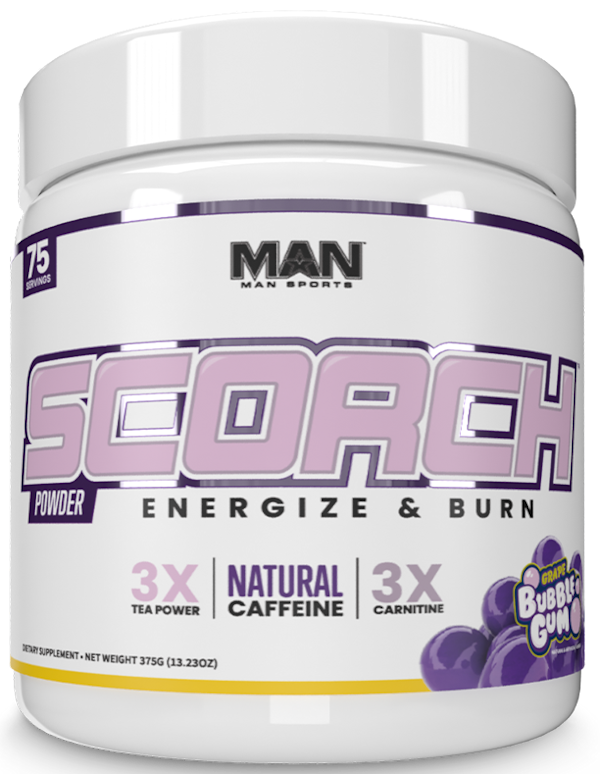 Scorch Pre-workout Man Sports grape