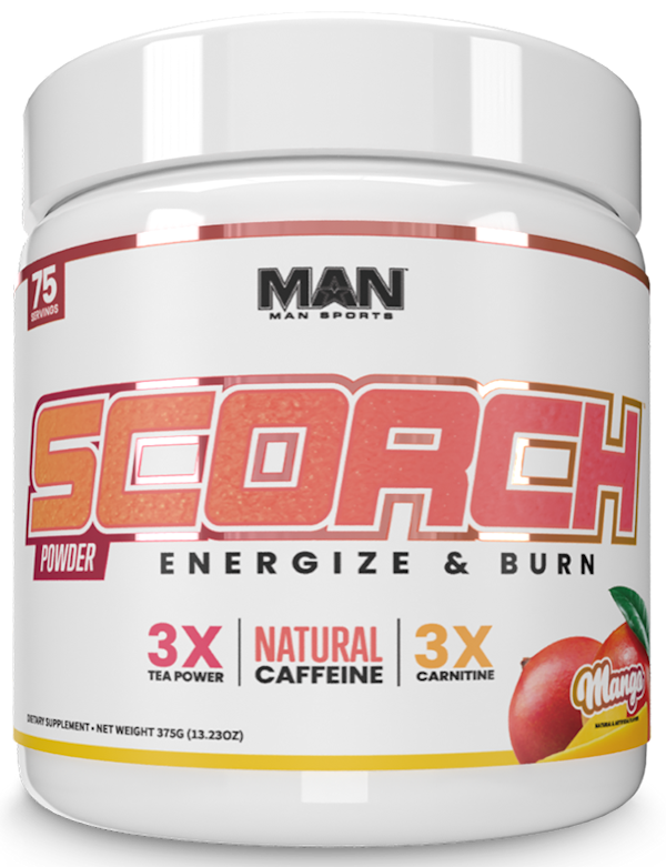 Scorch Pre-workout Man Sports peach