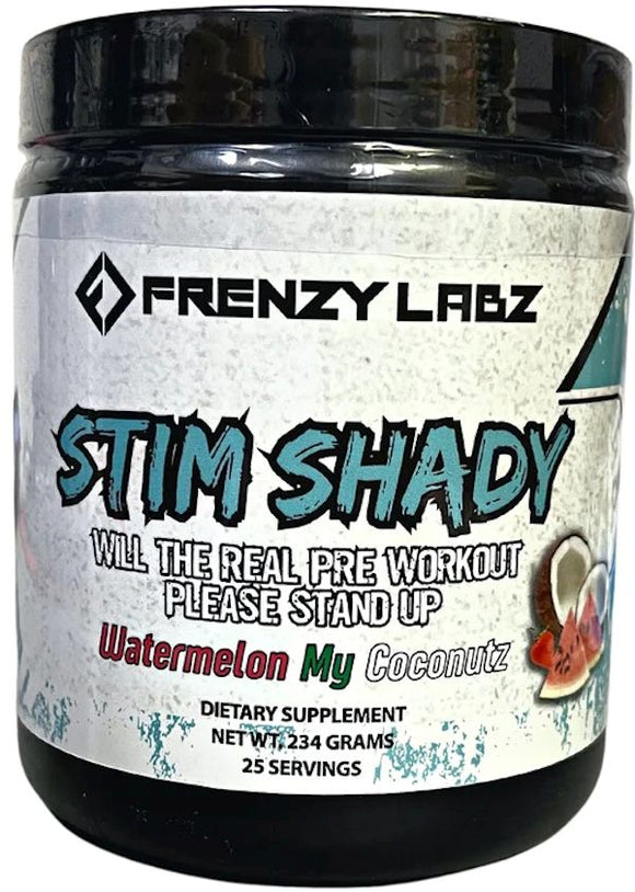 Frenzy Labz Stim Shady Insane Pumps Pre-Workout rorbet