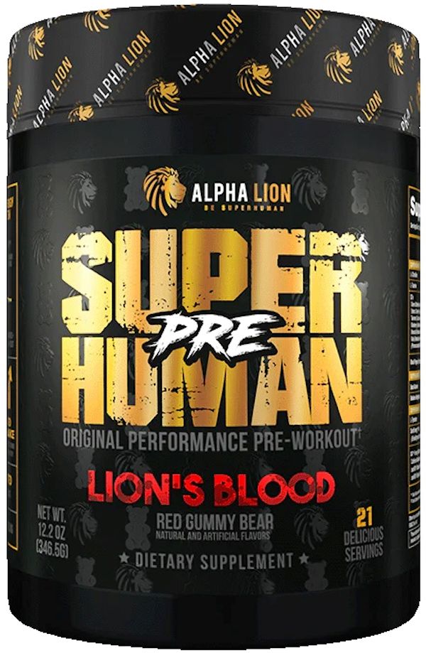 Alpha Lion SuperHuman Pre Performance Pre-Workout e