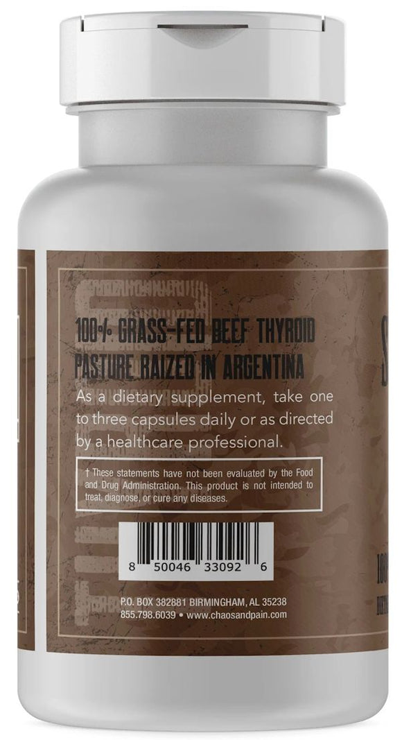 Chaos and Pain Thyroid Grass-Fed Beef Thyroid
