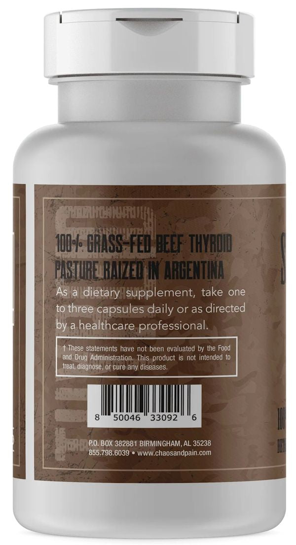 Chaos and Pain Thyroid Grass-Fed Beef Thyroid