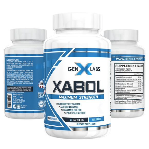 GenXLabs XABOL Maximum Strength Double Pak Free Shirt Offer multi
