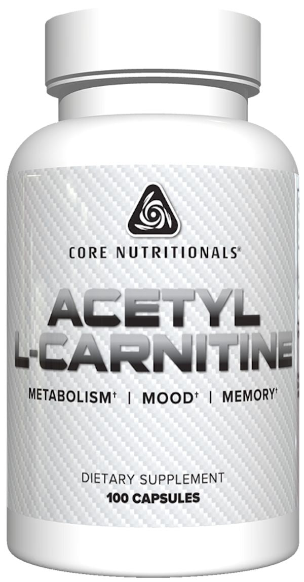 Acetyl L-Carnitine Core Nutritionals 100 Capsules
