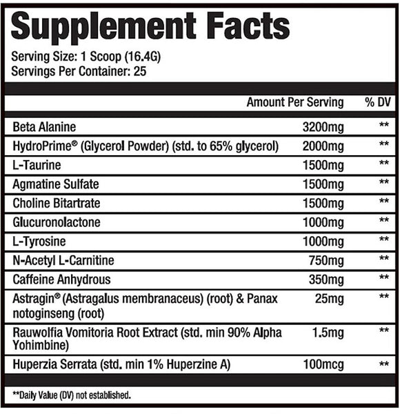 GEC Adonis Gold Pre-Workout