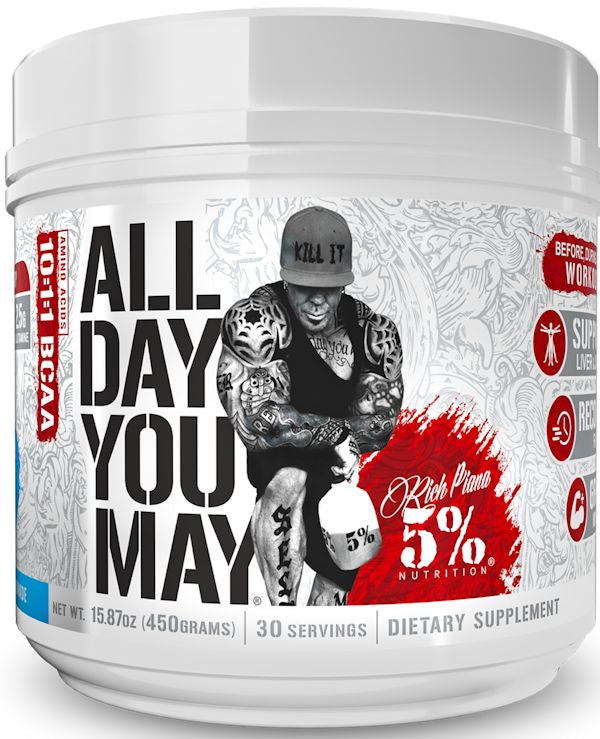 5% Nutrition All Day You May BCAA Recovery Drink1