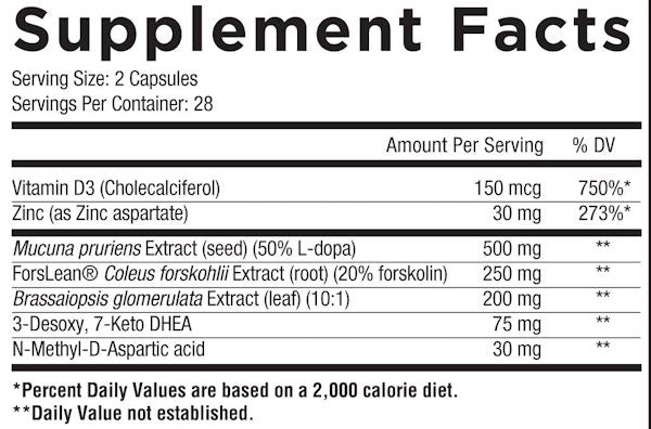 Core Nutritionals Alpha Natural Hormone Optimizer V-Capsules fact