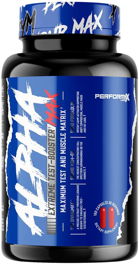 Performax Labs AlphaMax musce Builder 120 Capsules