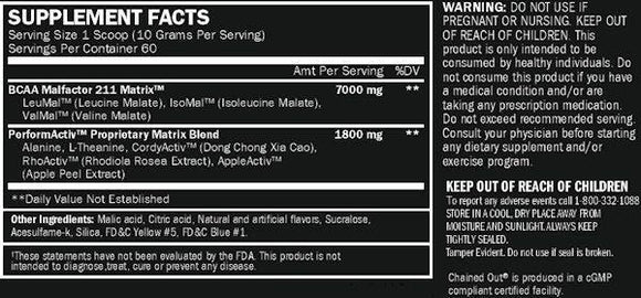 ALRI BCAA APPLETINI ALRI Chain'D Out 60 servings