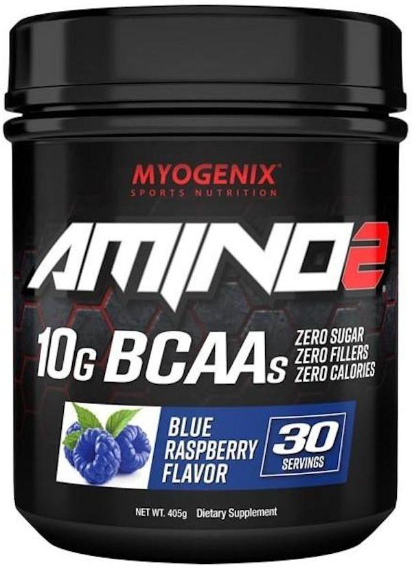 Myogenix AMINO2 30 serving BCAA blue