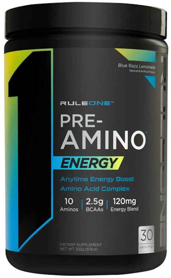 Rule One Energized Amino Acids + Energy 30 Servings